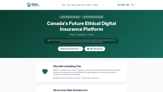 Screenshot of imanrisk.com