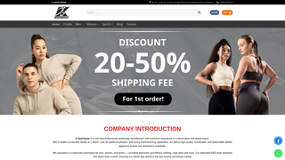Thumbnail of ksportwear.com