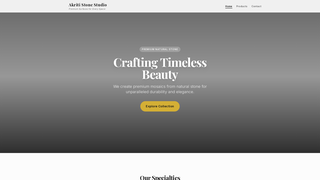 Screenshot of akritistone.com