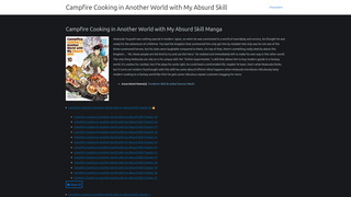 Thumbnail of campfirecookinginanotherworld.com