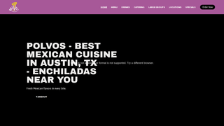 Screenshot of polvossouth.com