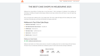 Thumbnail of abfabcakesau.com