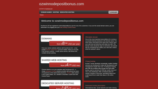 Thumbnail of ozwinnodepositbonus.com