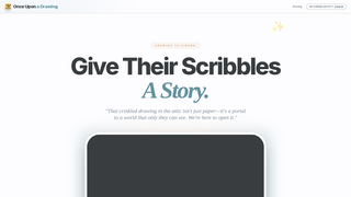 Screenshot of onceuponadrawing.com