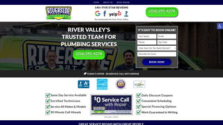 Thumbnail of riversidecomfortcareplumbing.com