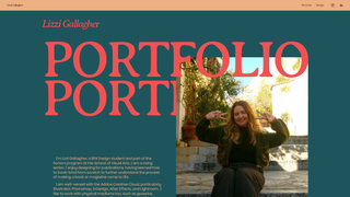 Screenshot of lizzigallagher.com