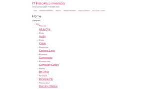 Thumbnail of ithardwareinventory.com
