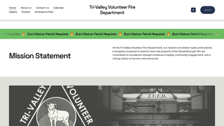 Screenshot of trivalleyfd.org