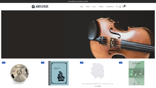 Thumbnail of amplifiedmusicgear.com