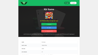 Thumbnail of 92rgame-pk.com