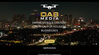 Screenshot of dabmediahtx.com
