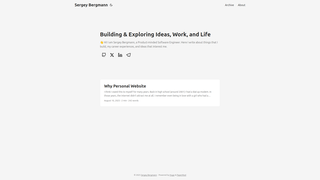 Thumbnail of sergeybergmann.com