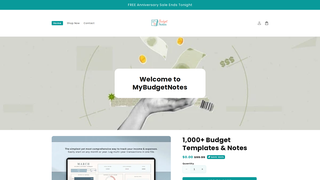 Thumbnail of mybudgetnotes.com