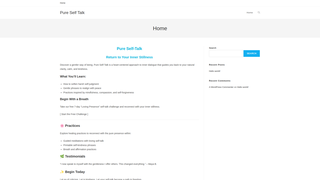 Thumbnail of pureselftalk.com
