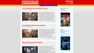 Screenshot of internationalist.net