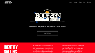 Screenshot of holygenmovement.com