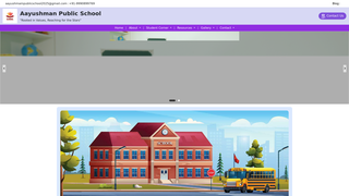 Thumbnail of aayushmanpublicschool.com