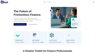 Screenshot of kycdemobank.com