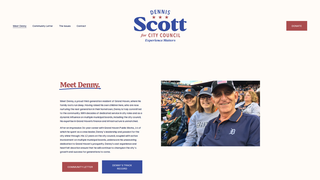 Thumbnail of votedennisscott.com