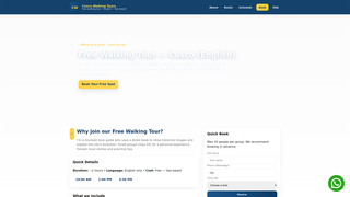 Thumbnail of cuscowalkingtours.com