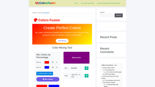 Thumbnail of mycolorsfusion.com