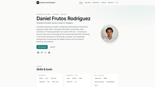Screenshot of danielfrutos.com