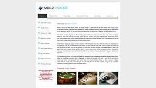Thumbnail of meezpoker.com