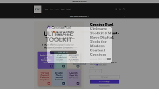 Thumbnail of creatorfuelshop.com
