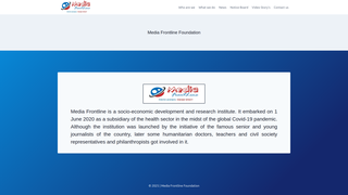 Thumbnail of mediafrontline.net