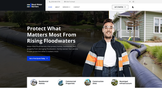 Thumbnail of blackwaterbarriers.com