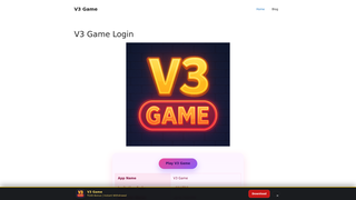 Thumbnail of v3gamein.com