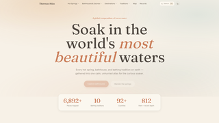 Screenshot of thermaeatlas.com