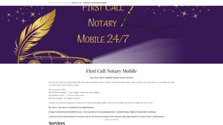 Thumbnail of firstcallnotarymobile.com