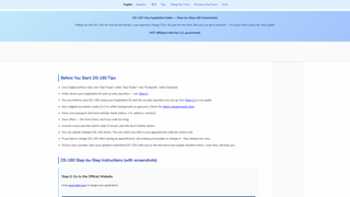 Thumbnail of usvisahelper.com