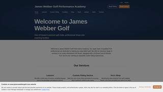 Thumbnail of jameswebbergolf.com