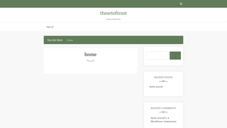 Thumbnail of theartoftrust.net