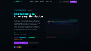 Screenshot of satlas.ai