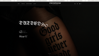 Screenshot of tattedhose.com