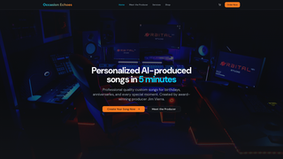 Screenshot of occasionechoes.com