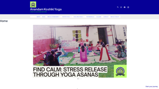 Thumbnail of anandamkoshikiyoga.com