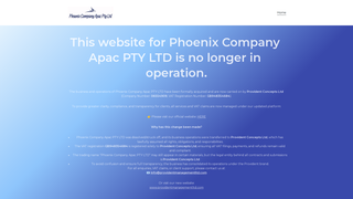 Thumbnail of phoenixcompanyapac.com