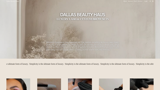 Screenshot of dallasbeautyhaus.com