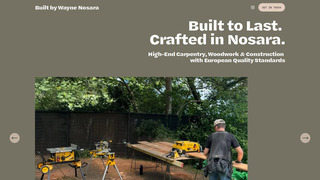 Thumbnail of builtbywaynenosara.com