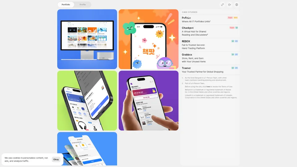 Screenshot of yooseongk.com