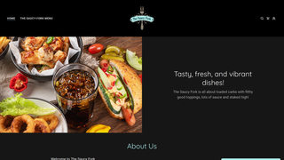 Thumbnail of thesaucyfork.com