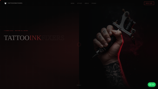 Screenshot of tattooinkfixers.com