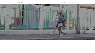 Screenshot of walktape.com