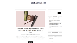 Thumbnail of spotlessturquoise.com