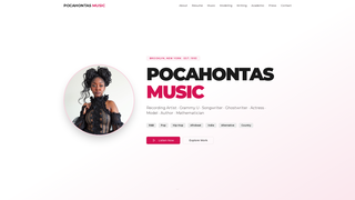 Screenshot of pocahontasmusic.net