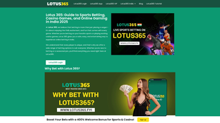 Thumbnail of lotus365idwin.com
